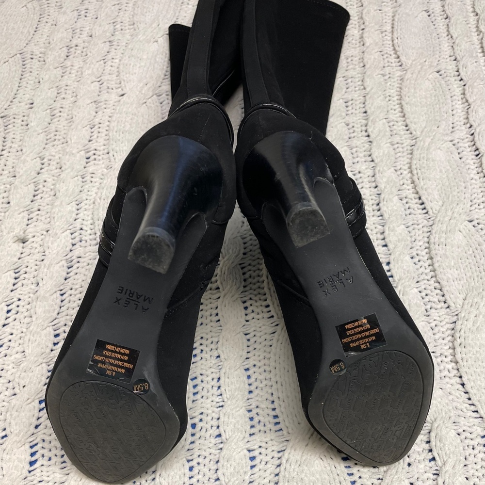 ALEX MARIE Alicia Black Boot Sz8.5M - Picture 3 of 3